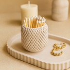 Stoneware Lattice Vessel